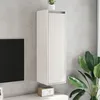 Image de Armoires murales 2 pcs Blanc 30x30x100 cm Bois de pin massif