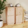 Image de Buffets 2 pcs 31,5x34x75 cm Bois massif de pin