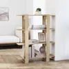 Image de vidaXL Bibliothèque/Séparateur de pièce Chêne Sonoma 100x30x123,5 cm811541
