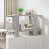 Image de Bibliothèque Séparateur de pièce Gris béton 80x30x51 cm