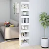 Image de Bibliothèque Séparateur de pièce Blanc 40x30x198 cm