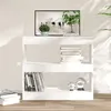 Image de Bibliothèque Séparateur de pièce Blanc 80x30x72 cm