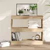 Image de Bibliothèque Séparateur de pièce chêne sonoma 80x30x72 cm