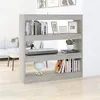 Image de Bibliothèque Séparateur de pièce Gris béton 100x30x103 cm