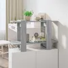 Image de vidaXL Bibliothèque/Séparateur de pièce Sonoma gris 80x30x51 cm813582