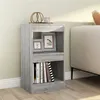 Image de Bibliothèque Séparateur de pièce Sonoma gris 40x30x72 cm