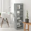 Image de Bibliothèque Séparateur de pièce Sonoma gris 40x30x135 cm