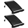 Image de vidaXL Panneaux de chauffage solaire de piscine courbés 2pcs 72,5x46cm