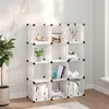 Image de Cubes de rangement 12 pcs Transparent PP