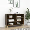Image de vidaXL Buffet chêne fumé 103,5x35x70 cm bois d'ingénierie813182