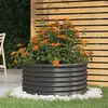 Image de Jardinière Acier enduit de poudre 80x80x36 cm Anthracite