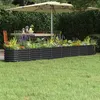 Image de Lit surélevé de jardin Acier enduit de poudre Anthracite