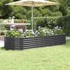 Image de Lit surélevé de jardin Acier enduit de poudre Anthracite