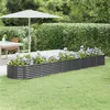 Image de Lit surélevé de jardin Acier enduit de poudre Anthracite
