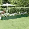 Image de Lit surélevé de jardin Acier enduit de poudre 440x80x36 cm Vert