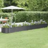Image de Lit surélevé de jardin Acier enduit de poudre Anthracite