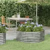 Image de vidaXL Lit Surélevé de Jardin Pot à Fleurs Boîte à Plantes Lit Surélevé Patio Terrasse Extérieur Acier Enduit de 318987