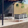 Image de Salon de jardin modulable VIDAXL Bois gris 5 pieces x 63.5 x 62.5 5 personnes