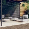 Image de vidaXL Bois de Pin Salon de Jardin 5 pcs avec Coussins Mobilier de Patio Meubles d'Extérieur Mobilier de Jardin Meubles de 3096035