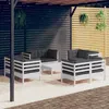 Image de vidaXL Bois de Pin Salon de Jardin 9 pcs avec Coussins Mobilier de Patio Meubles d'Extérieur Mobilier de Jardin 3096065