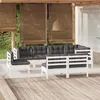 Image de vidaXL Bois de Pin Massif Salon de Jardin 8 pcs avec Coussins Mobilier de Patio Meubles d'Extérieur Mobilier de Jardin 3096467