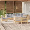 Image de vidaXL Bois de Pin Massif Salon de Jardin 8 pcs avec Coussins Mobilier de Patio Meubles d'Extérieur Mobilier de Jardin 3096513