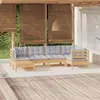 Image de vidaXL Bois de Pin Massif Salon de Jardin 6 pcs avec Coussins Mobilier de Patio Meubles d'Extérieur Mobilier de Jardin 3096537