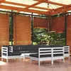 Image de vidaXL Bois de Pin Massif Salon de Jardin 10 pcs avec Coussins Mobilier de Patio Meubles d'Extérieur Mobilier de Jardin 3096750