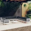 Image de vidaXL Bois de Pin Massif Salon de Jardin 12 pcs avec Coussins Mobilier de Patio Meubles d'Extérieur Mobilier de Jardin 3096930