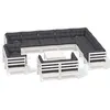 Image de Salon de jardin modulable vidaxl Bois 13 pieces