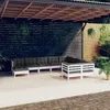 Image de Salon de jardin modulable VIDAXL bois gris 10 pieces x 63.5 x 62.5 11 personnes