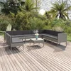 Image de vidaXL Salon de Jardin 11 pcs avec Coussins Mobilier de Patio Meubles d'Extérieur Mobilier de Jardin Meubles de Terrasse 3094474