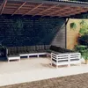 Image de vidaXL Bois de Pin Salon de Jardin 11 pcs avec Coussins Mobilier de Patio Meubles d'Extérieur Mobilier de Jardin 3097056