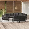 Image de vidaXL Bois de Pin Massif Salon de Jardin 8 pcs avec Coussins Mobilier de Patio Meubles d'Extérieur Mobilier de Jardin 3096470