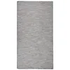 Image de vidaXL Buitenkleed platgeweven 80x150 cm bruin en blauw340813