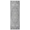 Image de vidaXL Buitenkleed met patroon platgeweven 80x250 cm blauw340828