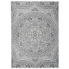 Image de vidaXL Buitenkleed met patroon platgeweven 200x280 cm blauw340833