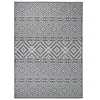 Image de vidaXL Buitenkleed met patroon platgeweven 140x200 cm blauw340838