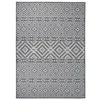 Image de vidaXL Buitenkleed met patroon platgeweven 200x280 cm blauw340840