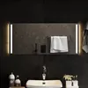 Image de vidaXL Miroir de Salle de Bain à LED Miroir de Maquillage Lumineux Coiffeuse Cosmétique Décoration de Toilette Maison Intérieur 90x40 cm