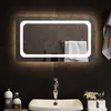 Image de vidaXL Miroir de Salle de Bain à LED Miroir de Maquillage Lumineux Coiffeuse Cosmétique Décoration de Toilette Maison Intérieur 70x40 cm