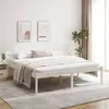 Image de Lit pour personne âgée sans matelas blanc 180x200 cm