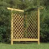 Image de vidaXL Pergola d'angle avec banc 166x81x174 cm Bois de pin imprégné