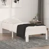 Image de vidaXL Bedframe massief hout wit 75x190 cm810326
