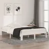 Image de vidaXL Bedframe massief hout wit 135x190 cm810341