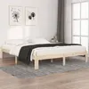 Image de Cadre de lit sans matelas bois massif de pin 160x200 cm