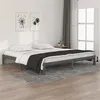 Image de vidaXL Bedframe massief grenenhout grijs 200x200 cm810387