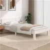 Image de vidaXL Bedframe massief grenenhout wit 100x200 cm810486