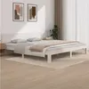 Image de vidaXL Bedframe massief grenenhout wit 200x200 cm810516