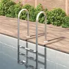Image de vidaXL Zwembadladder 54x38x158 cm 304 roestvrijstaal93458